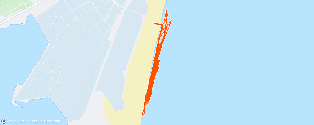 Map of the activity, Lunch Windsurf