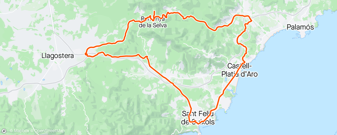 Map of the activity, Sant Feliu de Guíxols D3