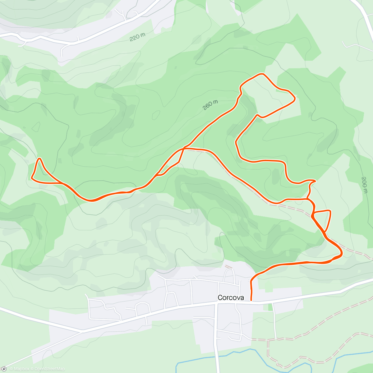Map of the activity, 98/2024 (Corcova 10K)