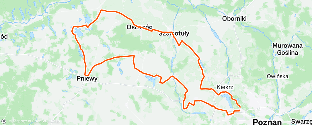 Map of the activity, Morning Gravel Ride