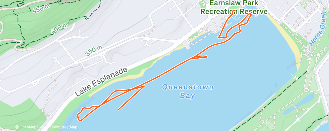 Map of the activity, Morning Walk