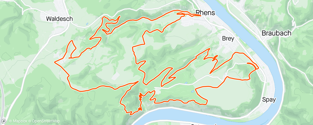 Карта физической активности (23. CANYON Rhein-Hunsrück Marathon 2024)