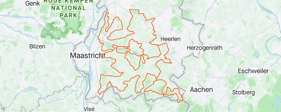 Карта физической активности (Heel de Amstel met een wijsje in mijn hoofd)