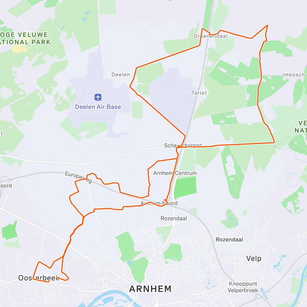 Map of the activity, ABC GRV