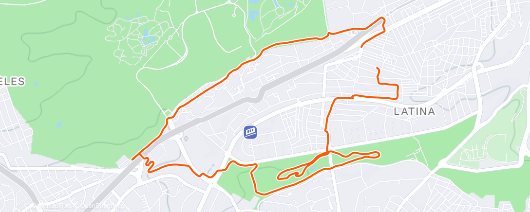 Map of the activity, Volviendo a la cuña verde