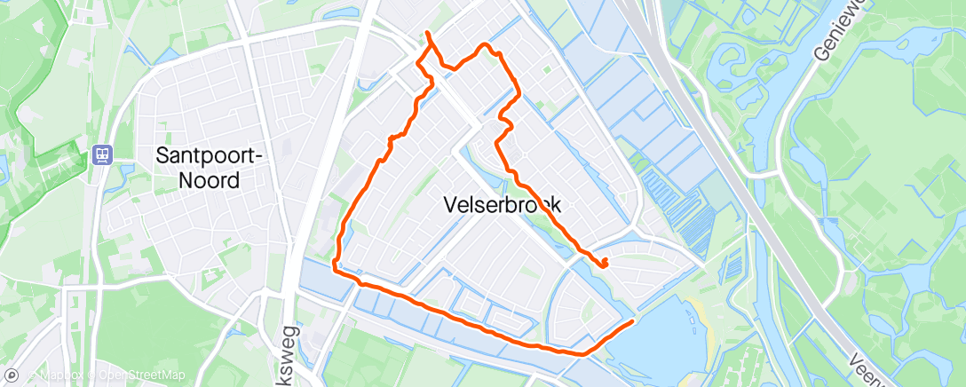 Map of the activity, Afternoon walk 🌞