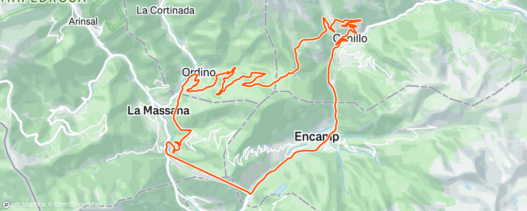 Map of the activity, Recovery