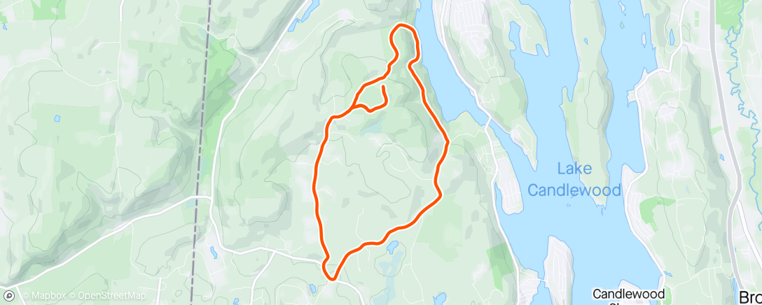 Map of the activity, MTB: Pootatuck State Forest: Parking, Fire Rd, Beaver Bog, Pine Hill Circuit.