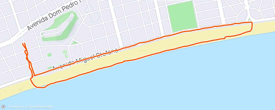 Map of the activity, Cardio 2