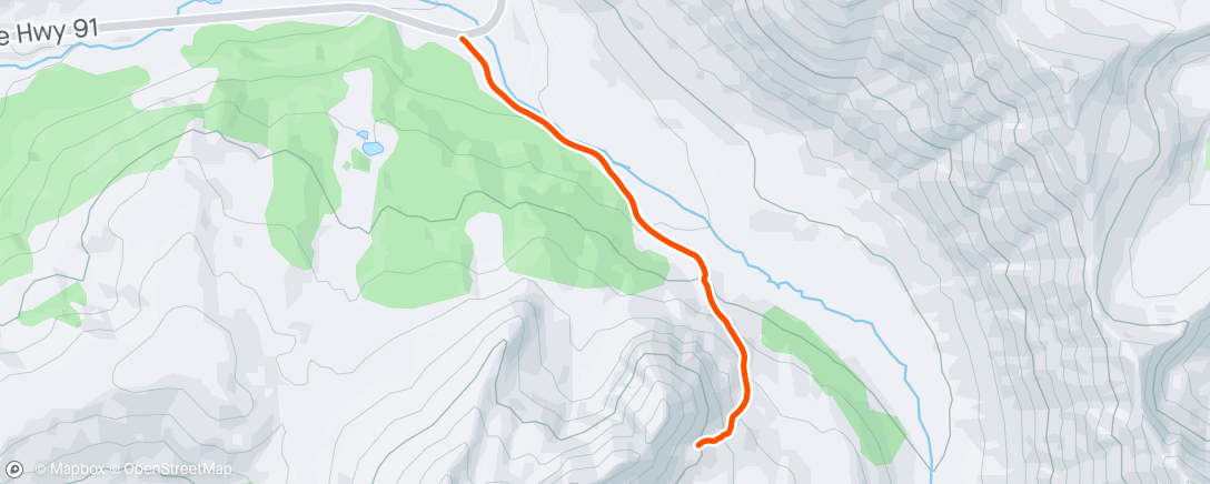 Mapa da atividade, Afternoon Alpine Ski