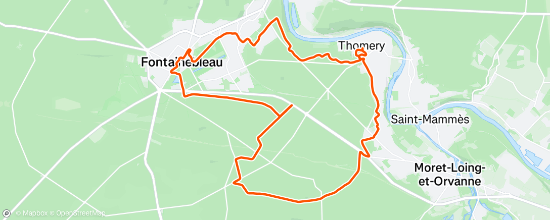 Map of the activity, VTT avec Steph, pain au chocolat délicieux !