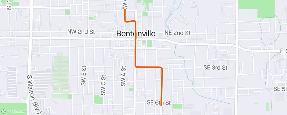 Map of the activity, Afternoon Ride