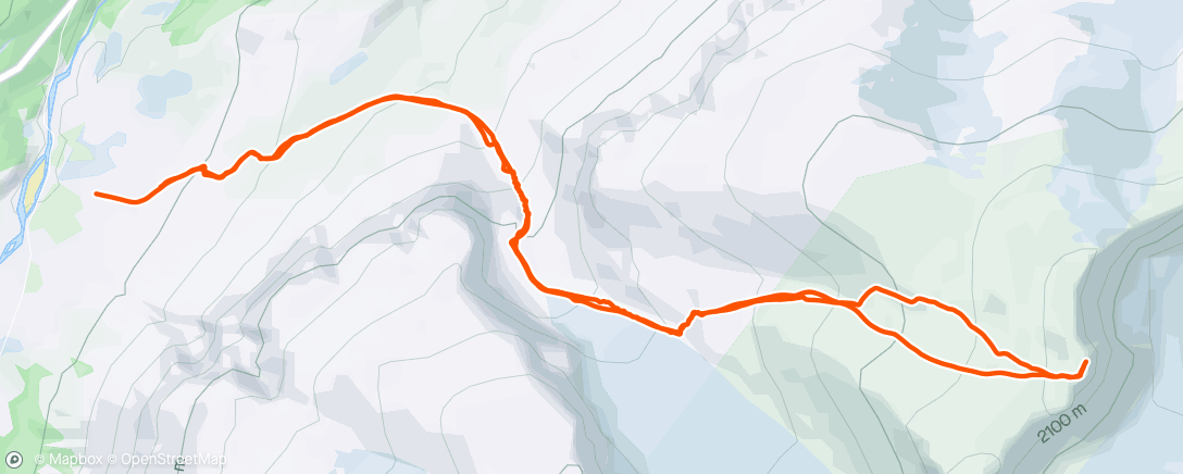 アクティビティ「Morning Backcountry Ski」の地図