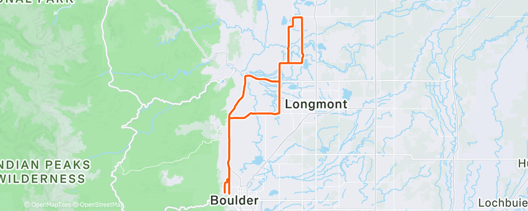 Peta aktivitas, Lunch Ride