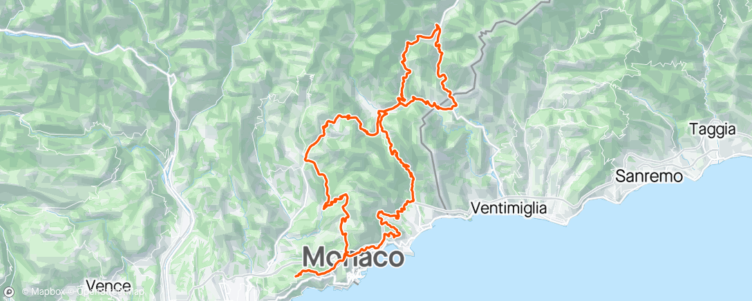 Mappa dell'attività Sortie vélo le matin