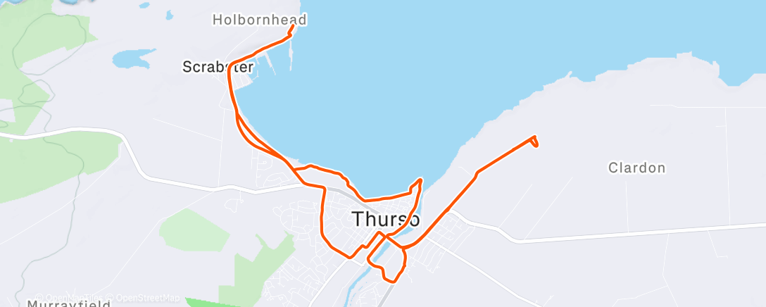 Карта физической активности (Morning Run)