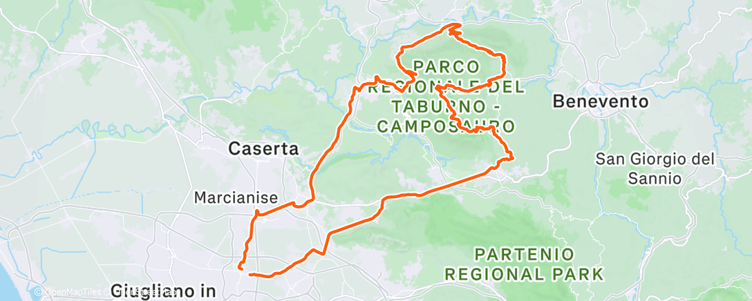 Карта физической активности (camposauro (iacchi))