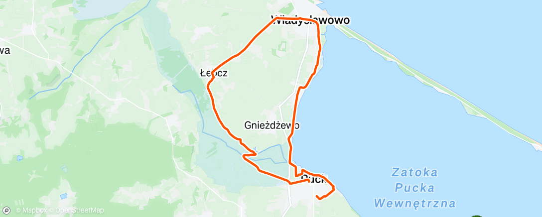 Map of the activity, Lunch Ride