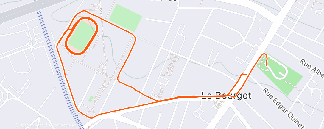 Map of the activity, Décrassage