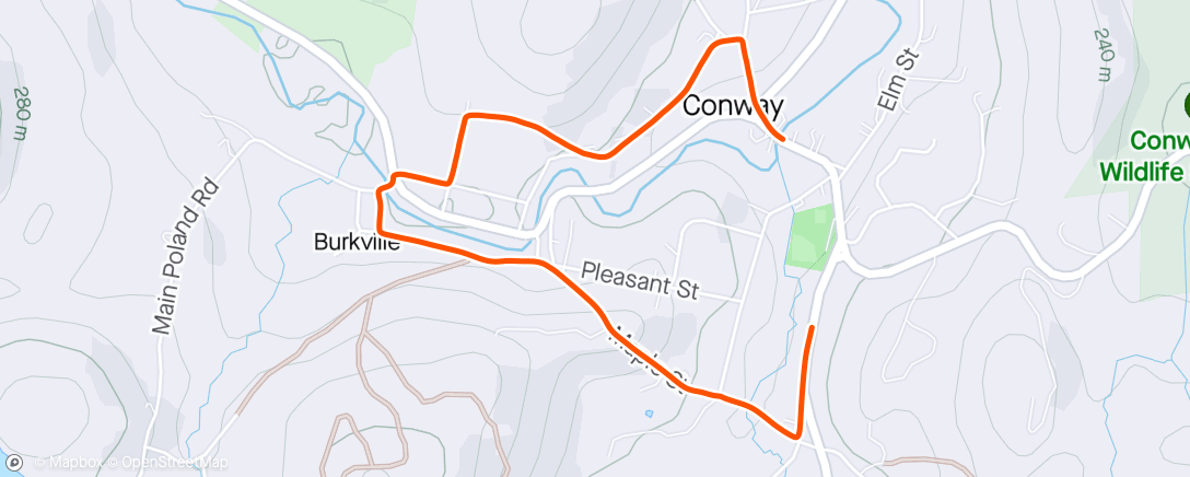 Map of the activity, Conway