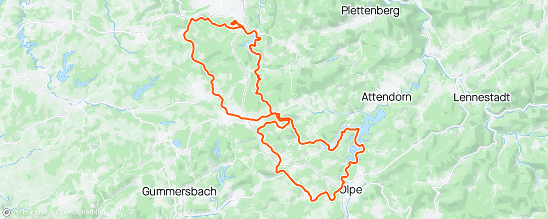 Mapa de la actividad (Drolshagen Runde)