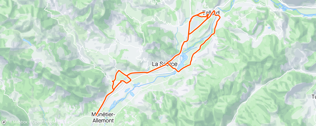 Map of the activity, Petit tour pour le retour