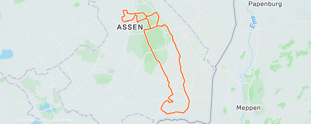 Map of the activity, Ochtendrit