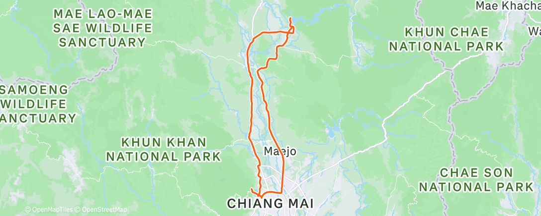 Map of the activity, Festive 500 / 356 km