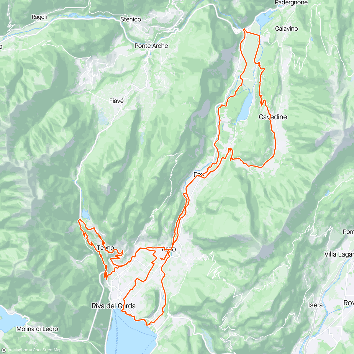 Map of the activity, Al girello con Francesco