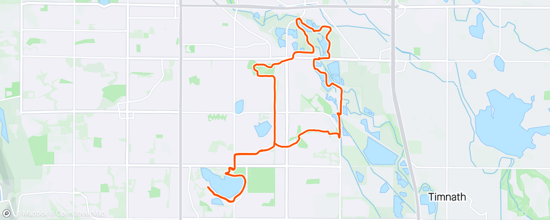 Map of the activity, Eagle Loop