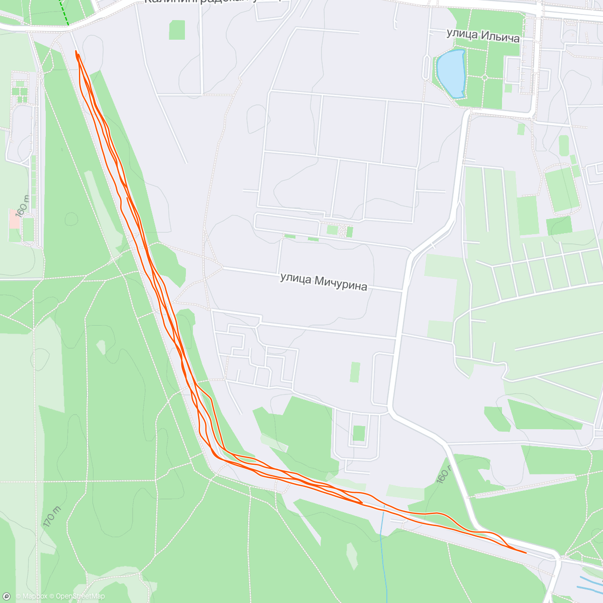 Map of the activity, 5Верст(23:27)+заминка.