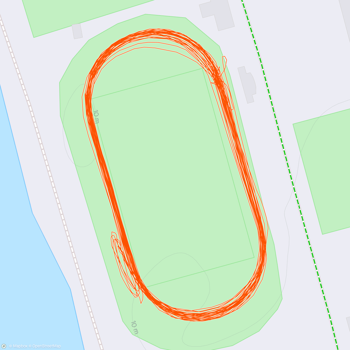 Map of the activity, 10x1k