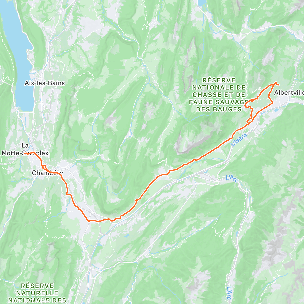 Map of the activity, Endu et test des nouvelles roues 🤩