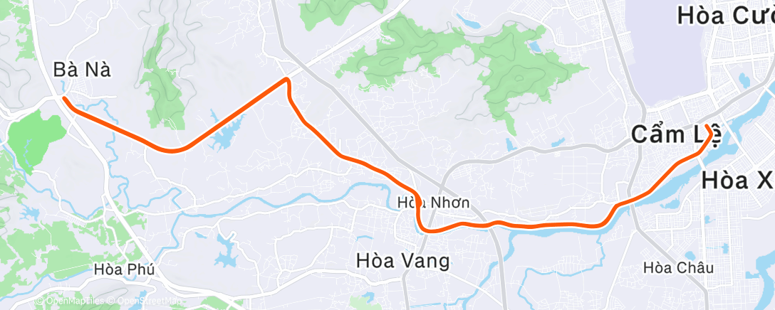 Карта физической активности (Morning Ride)