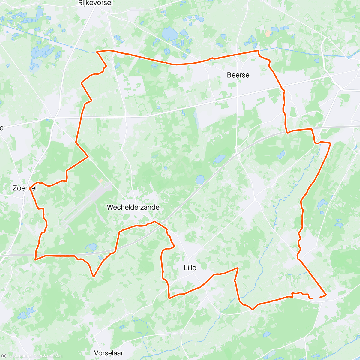 Map of the activity, Pre Valkenburg