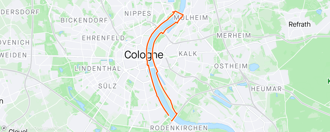 Map of the activity, Sightseeing in Köln 🙌🏽