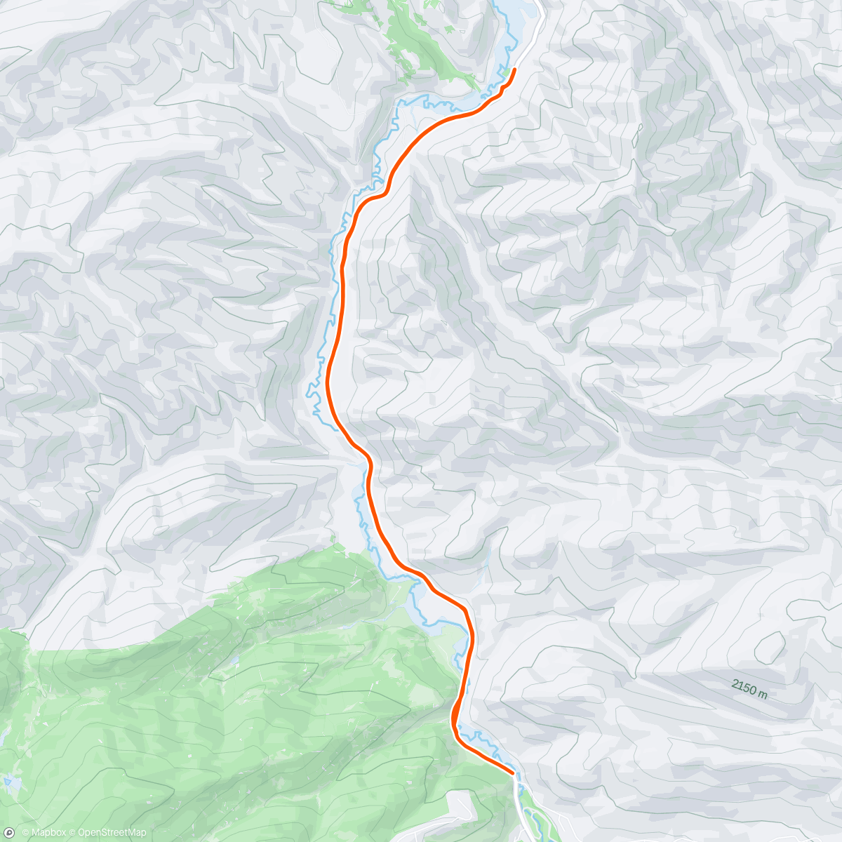 Map of the activity, Geronimo road