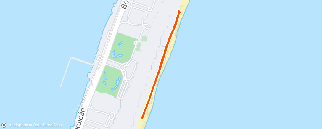 Map of the activity, Afternoon Walk