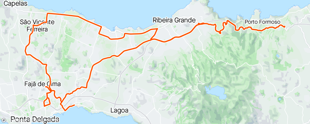 Map of the activity, Estrada