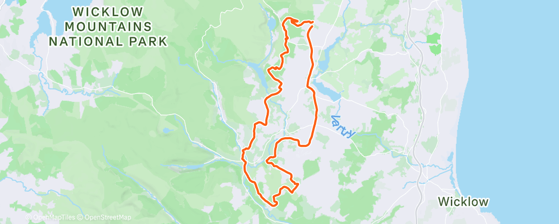 Map of the activity, I think the elevation might be wrong