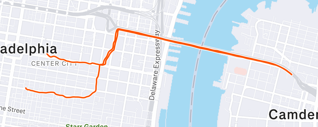 Map of the activity, Afternoon Bennys