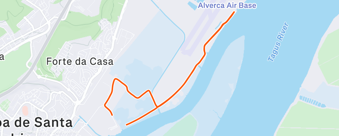 Карта физической активности (Corrida matinal)