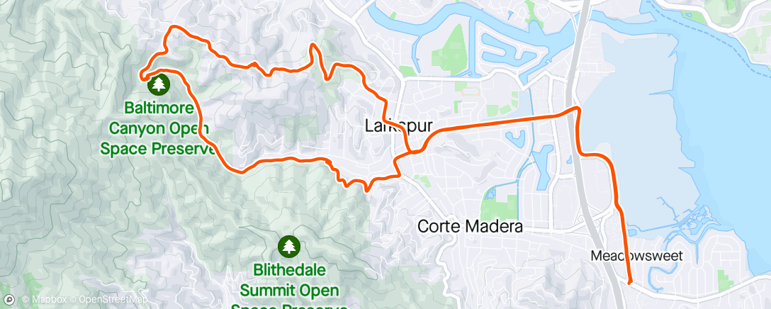 Map of the activity, New route (for me!) with Clara