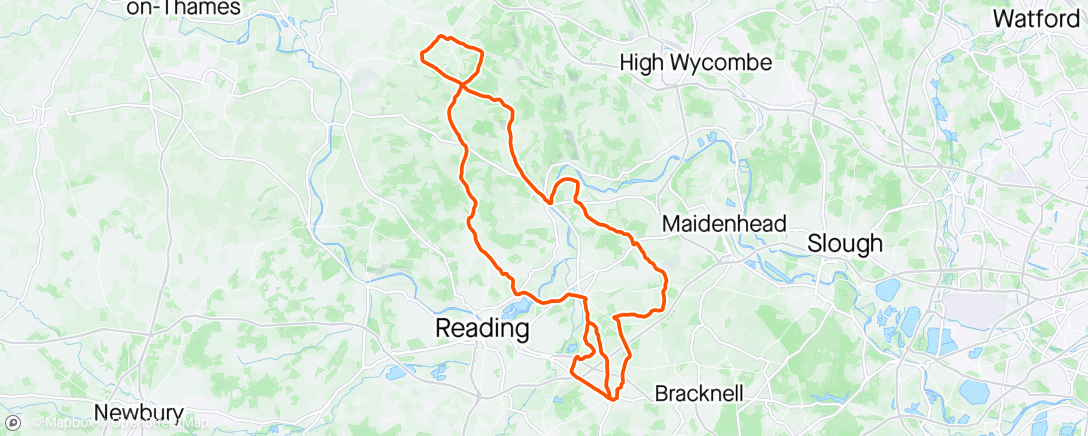 Map of the activity, WCC Red to Britwell