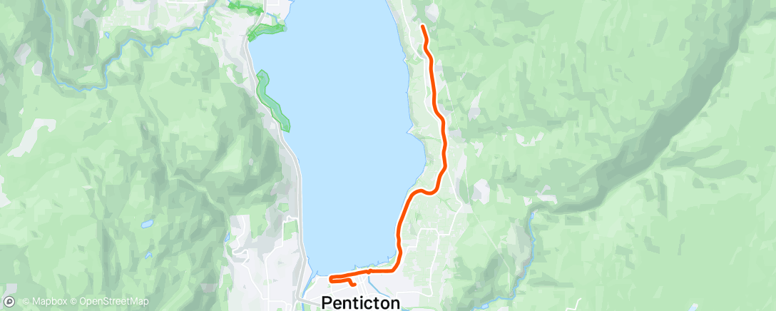 Map of the activity, Saturday long