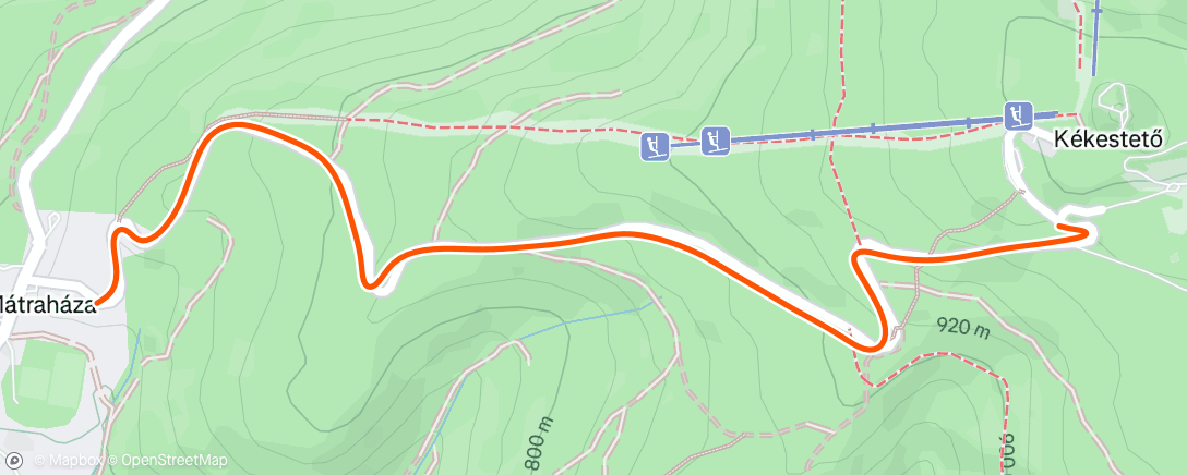 Map of the activity, Afternoon Ride