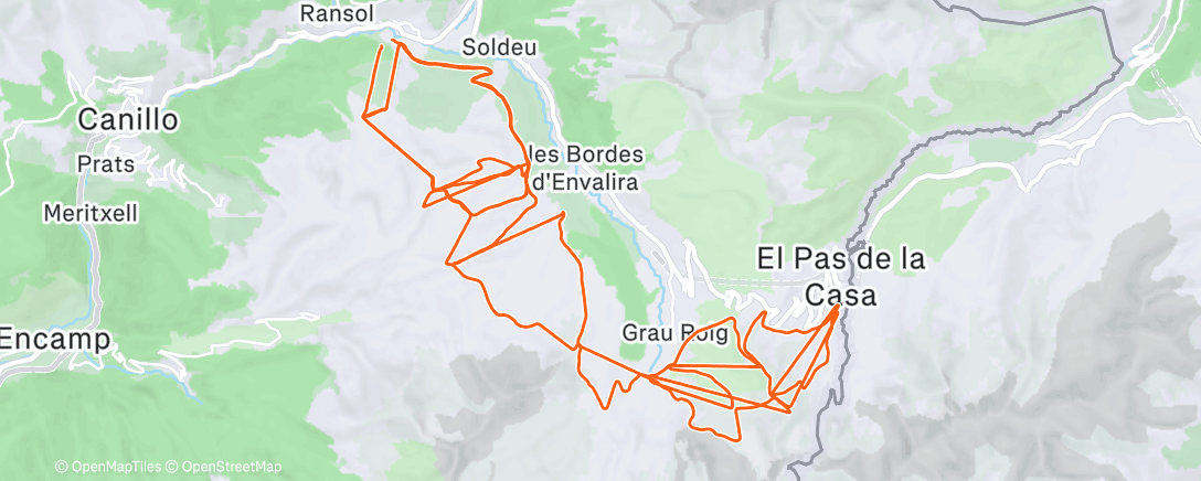 Map of the activity, Dia 4, disfrutant des sant paquetoon!!!