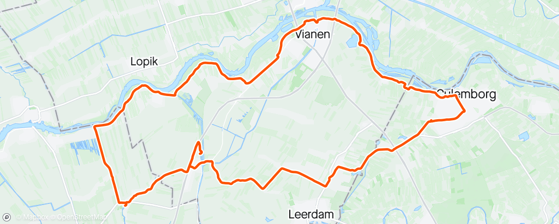 Map of the activity, Mooi droog ritje😎💜