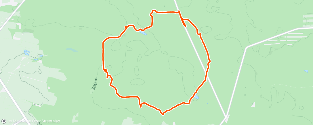 Map of the activity, Lunch Walk