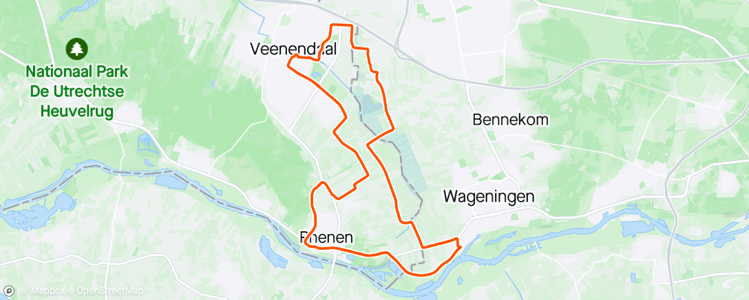 Map of the activity, VEENENDAAL-VEENENDAAL